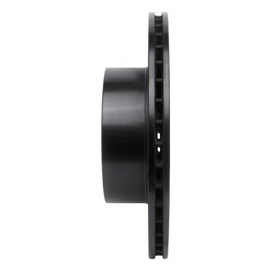 BMW 120i Brake Rotor (1) - Front Left - R1 Concepts - Drilled & Slotted - Black - `05-`07